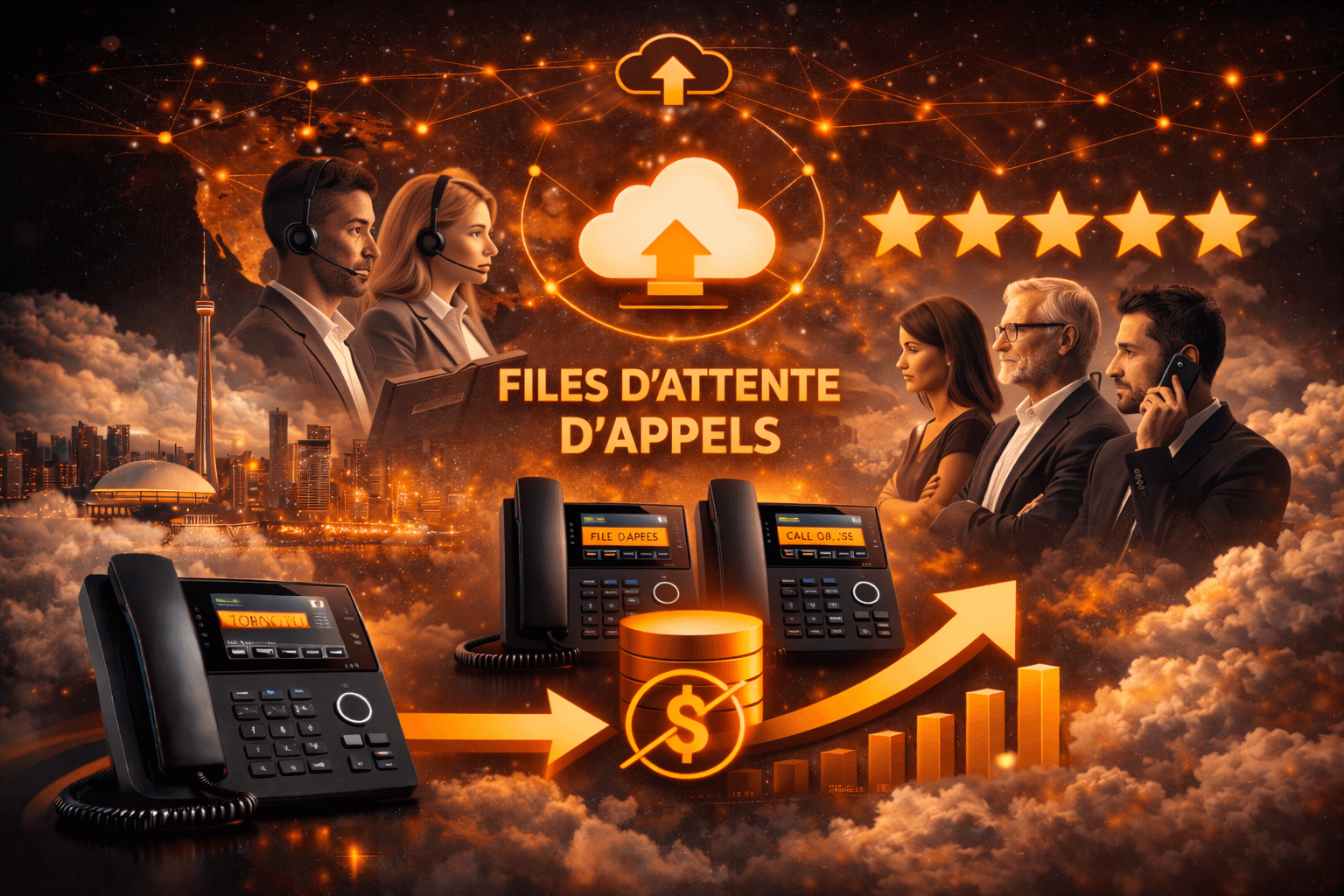 Comment les files d'attente d'appels aident votre entreprise et augmentent la satisfaction des clients