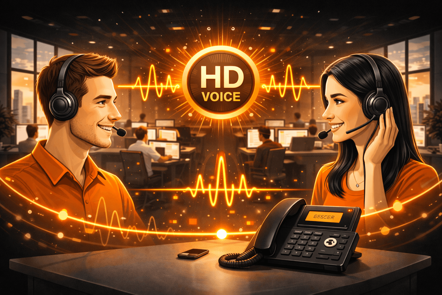 Boost Productivity with HD Voice for Internal Communications