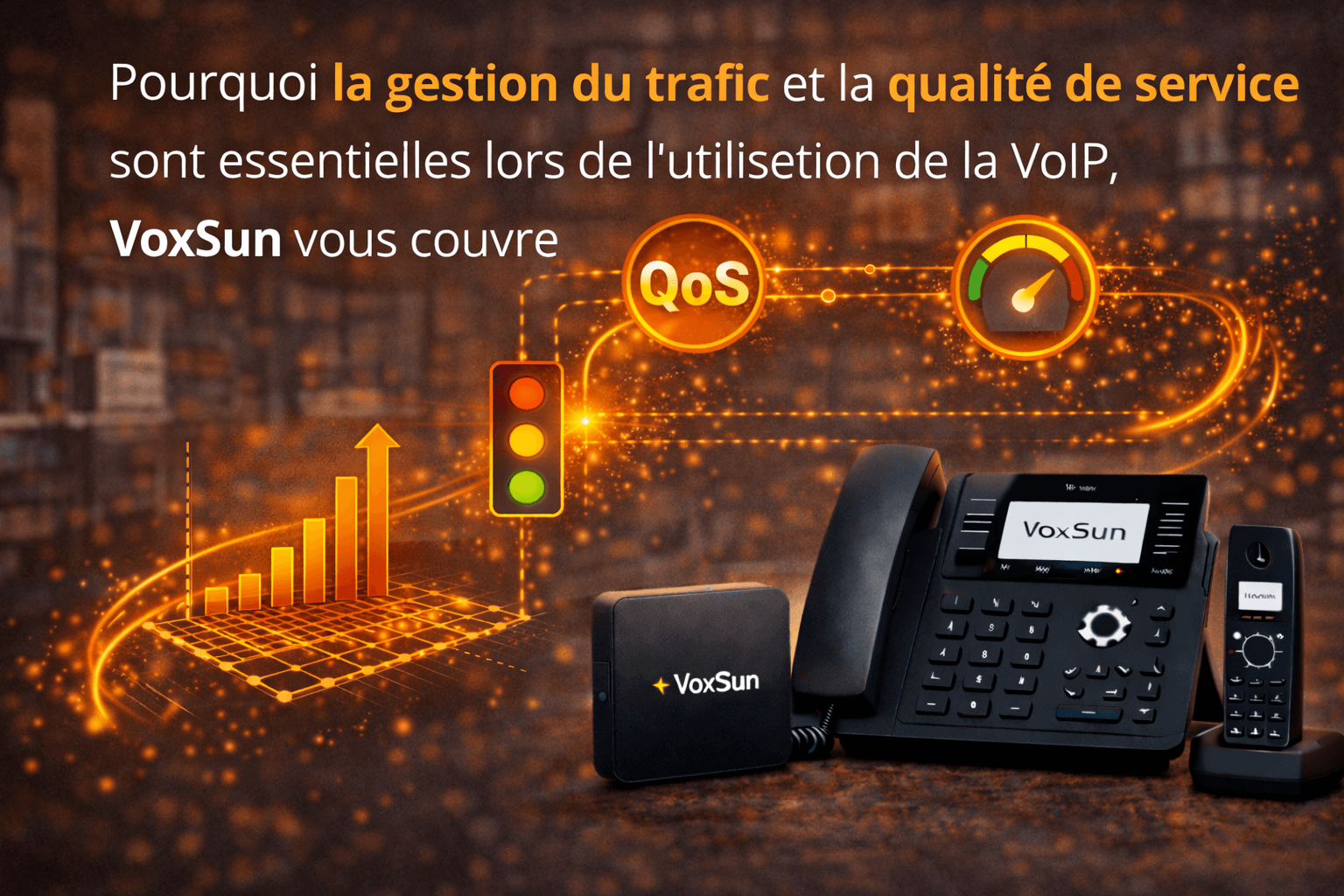Pourquoi le WiFi double bande est-il utilisé et pourquoi est-ce important ? Les routeurs de VoxSun l'incluent