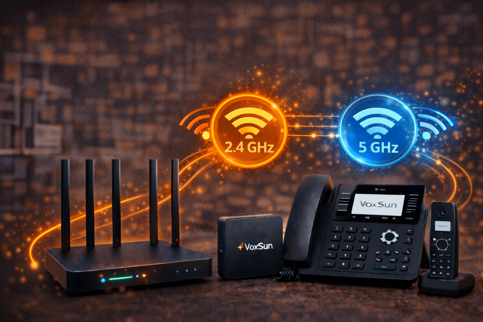 Pourquoi le WiFi double bande est-il utilisé et pourquoi est-ce important ? Les routeurs de VoxSun l'incluent