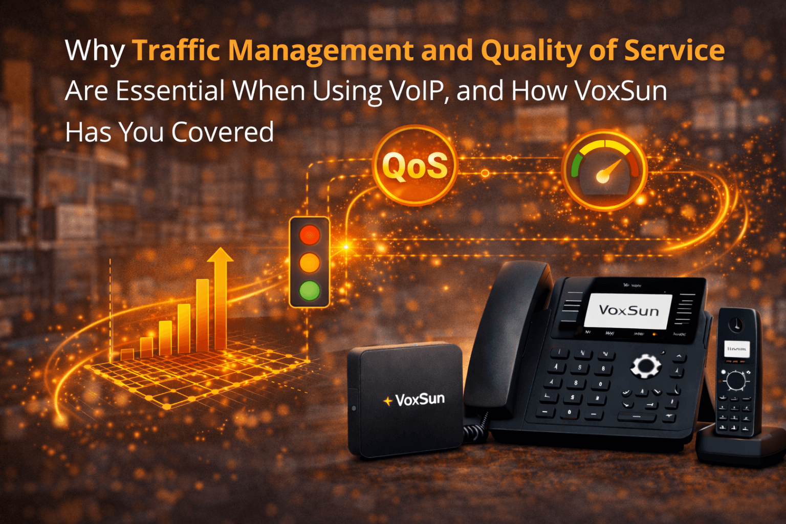 Why Traffic Management and Quality of Service Are Essential When Using VoIP, and How VoxSun Has You Covered