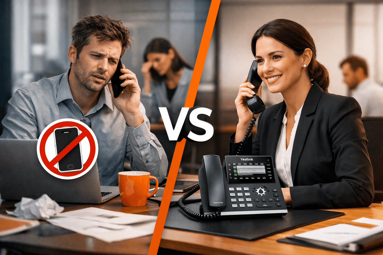 Pourquoi appeler des clients avec un téléphone portable peut nuire à l’image professionnelle de votre entreprise