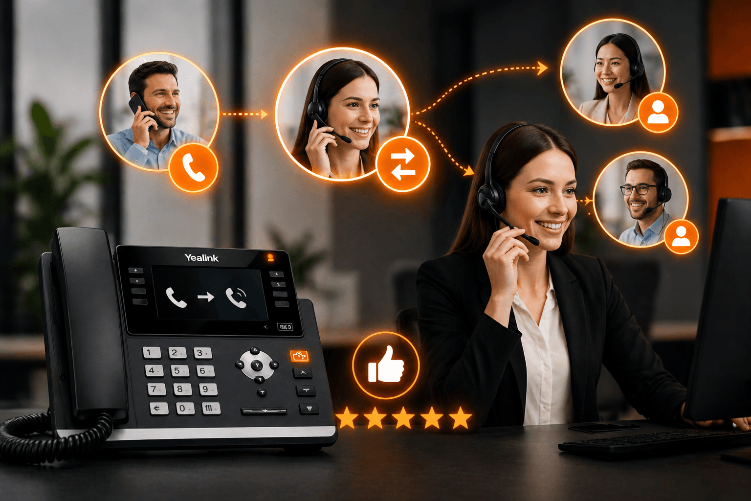 Increase Customer Satisfaction with a Phone System That Efficiently Transfers Calls