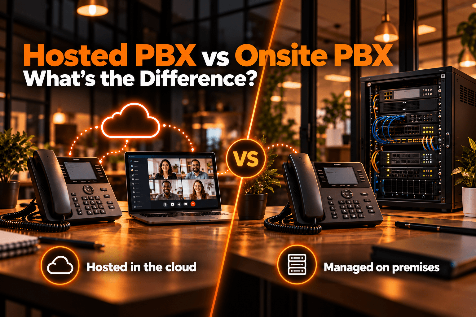 Hosted PBX vs Onsite PBX: What’s the Difference?